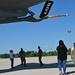 Military spouses tour reserve wing KC-135