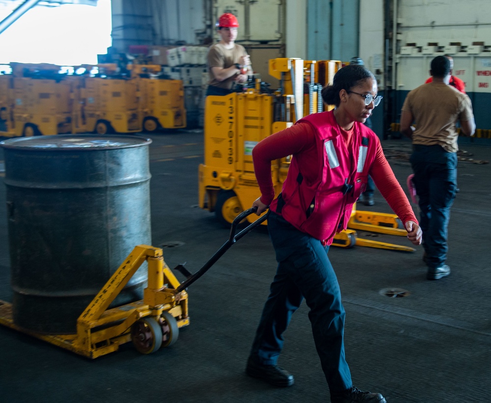 The Harry S. Truman Carrier Strike Group is operating in the Atlantic Ocean in support of naval operations to maintain maritime stability and security in order to ensure access, deter aggression and defend U.S., allied and partner interest.