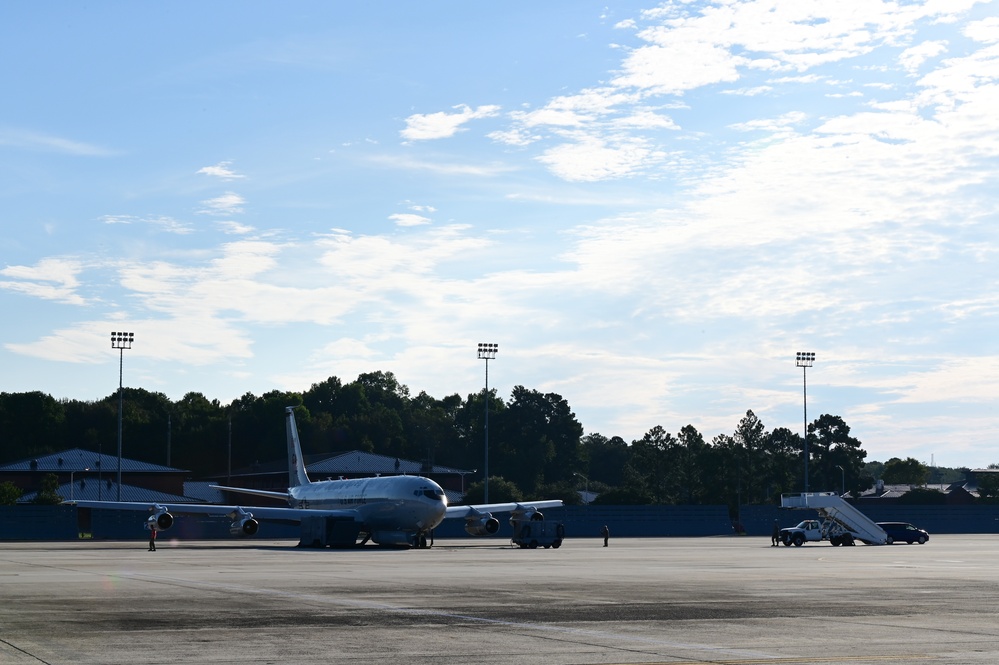 Photo of 16th Airborne Command and Control Squadron's Final Flight