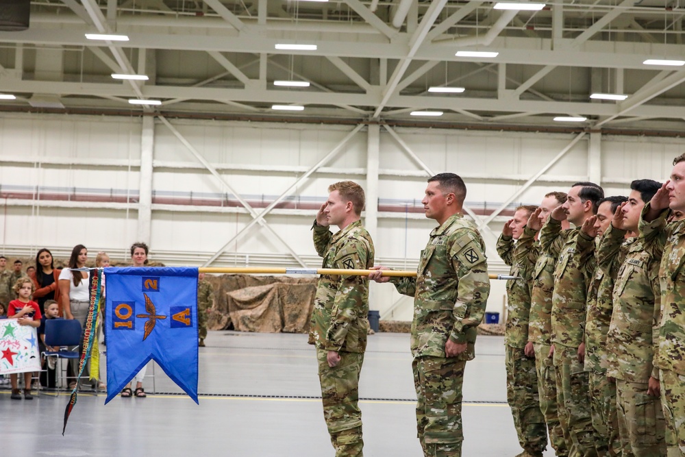 Alpha Co., 2-10 AHB Redeployment Ceremony
