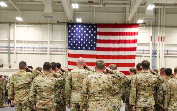 Alpha Co., 2-10 AHB Redeployment Ceremony