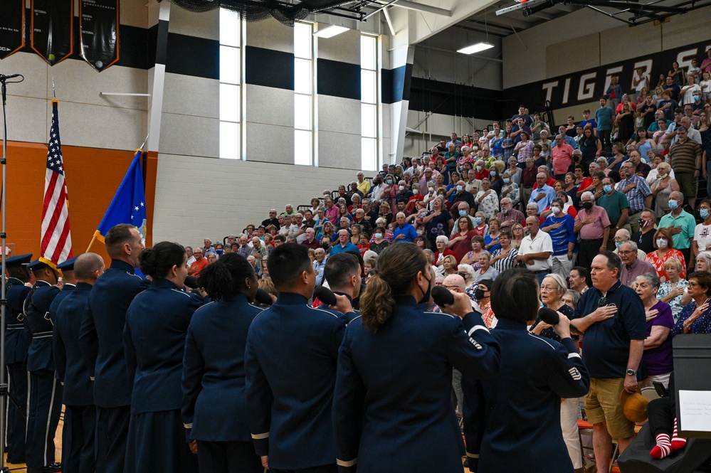 The United States Air Force Band back on tour following a two year COVID hiatus