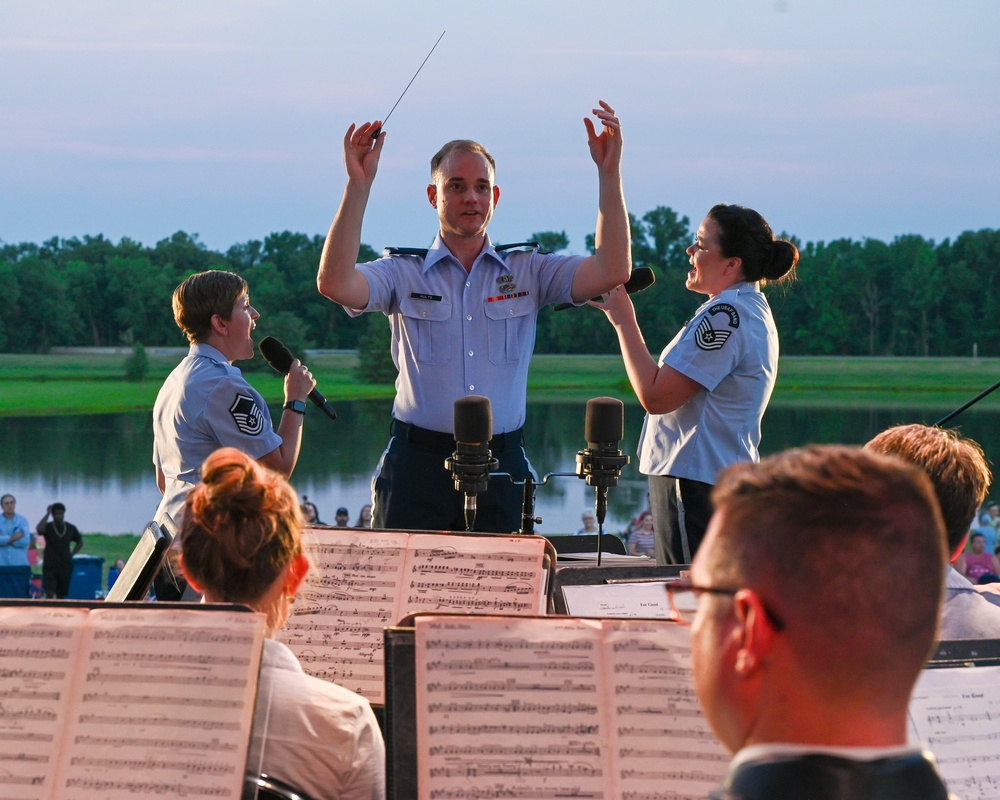 The United States Air Force Band back on tour following a two year COVID hiatus