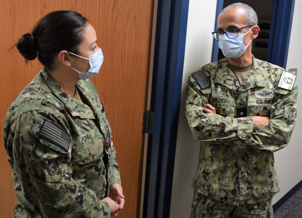 Naval Medical Forces Pacific top doc visits NMRTC Bremerton