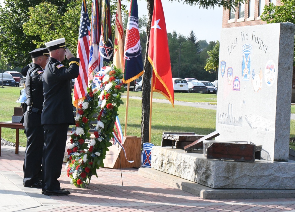 Fort Drum community members, first responders pause to remember 9/11