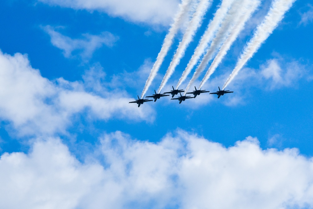 Blue Angels Arrive at McGhee-Tyson ANGB