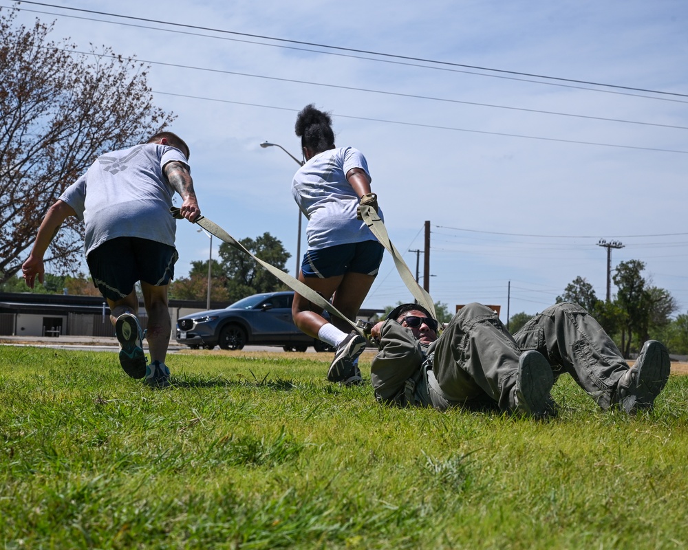 Parachute training