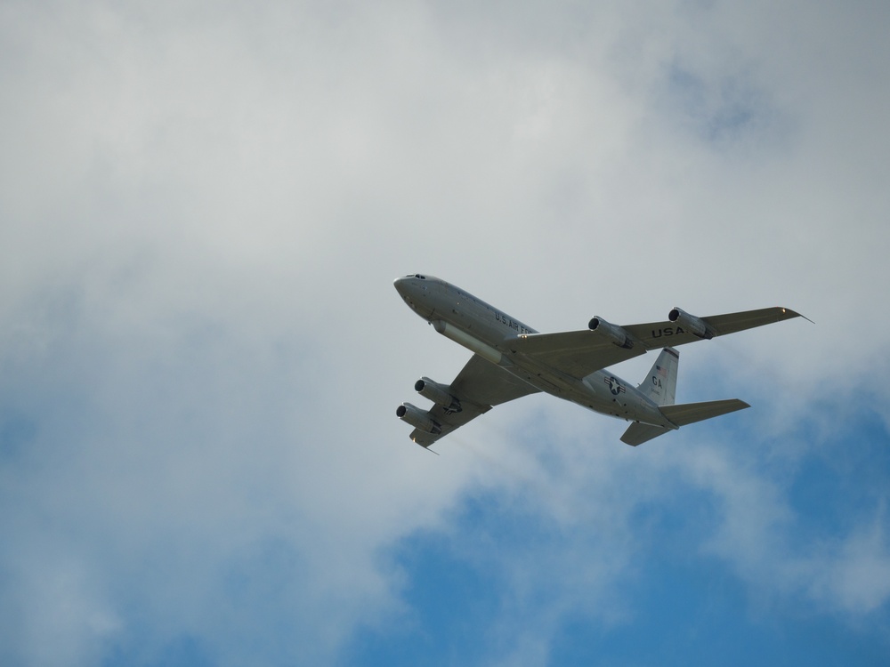 16th Airborne Command and Control Squadron flies final local sortie at Robins Air Force Base