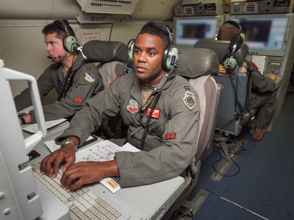 16th Airborne Command and Control Squadron flies final local sortie at Robins Air Force Base