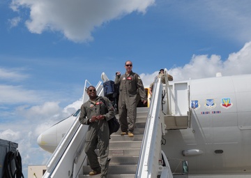 16th Airborne Command and Control Squadron flies final local sortie at Robins Air Force Base