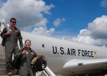 16th Airborne Command and Control Squadron flies final local sortie at Robins Air Force Base