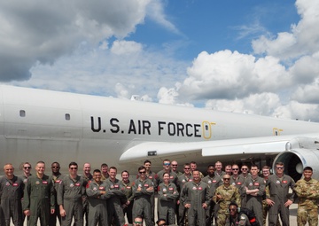 16th Airborne Command and Control Squadron flies final local sortie at Robins Air Force Base