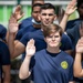 Future Sailors Take the Oath of Enlistment Aboard USS Constellation