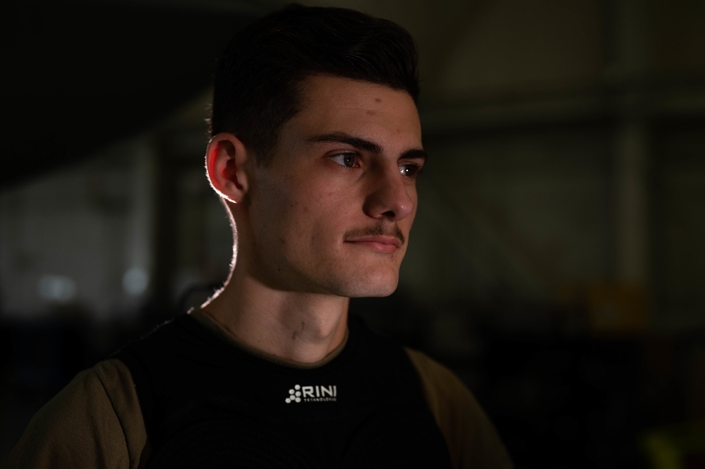 1st Fighter Wing Airman wears Cooling Vest