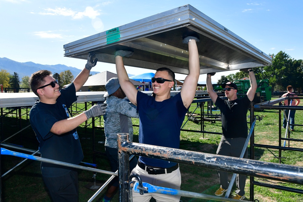 Volunteers contribute greatly to the success of Hill AFB’s rock festival
