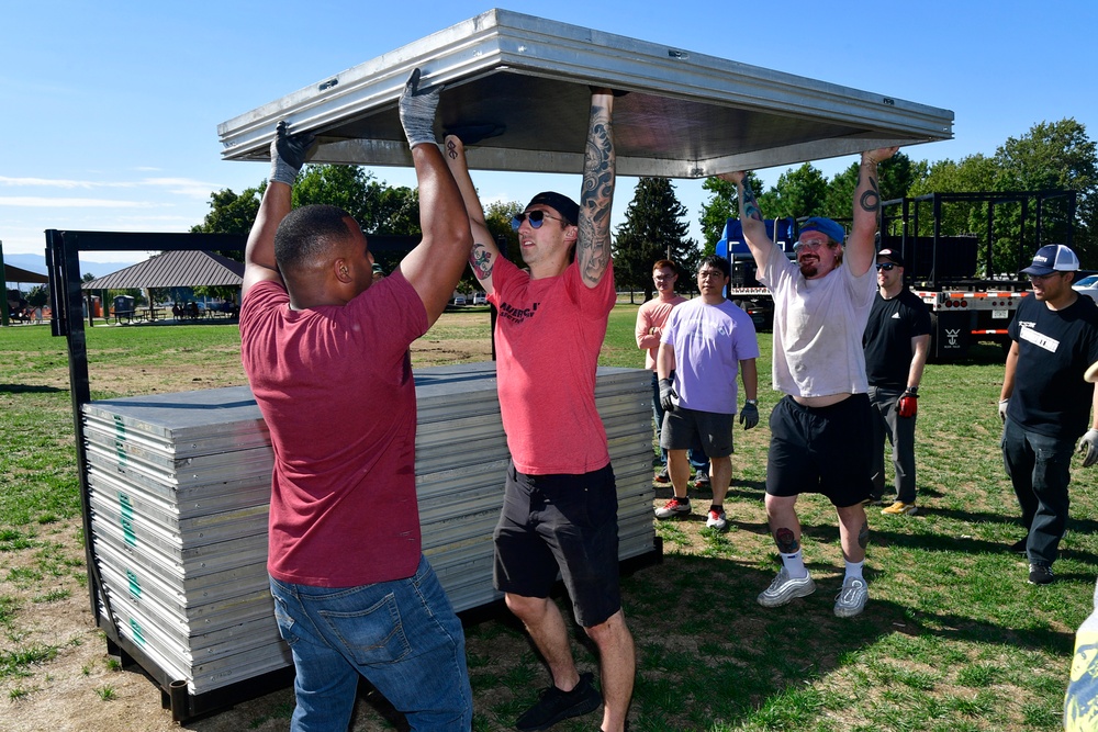 Volunteers contribute greatly to the success of Hill AFB’s rock festival