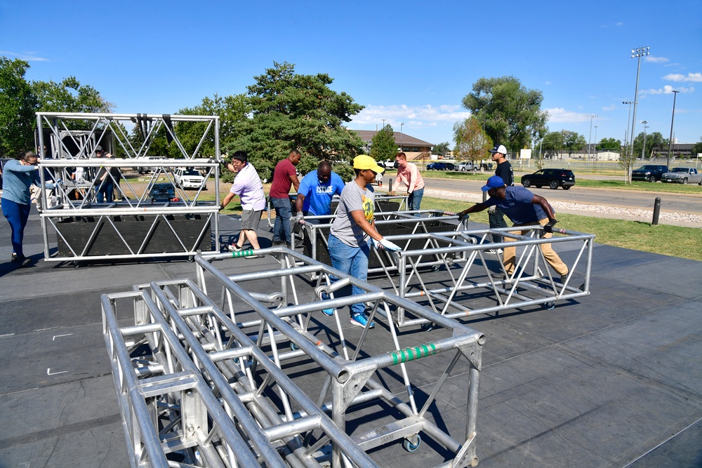 Volunteers contribute greatly to the success of Hill AFB’s rock festival