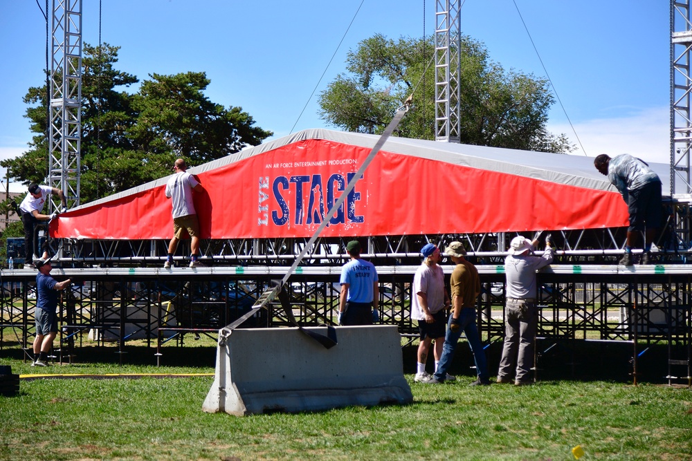 Volunteers contribute greatly to the success of Hill AFB’s rock festival