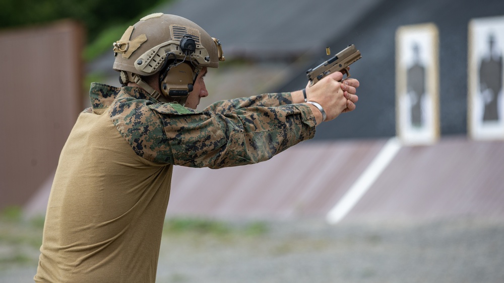 U.S. and Swedish Marines: Joint Combat Marksmanship Training