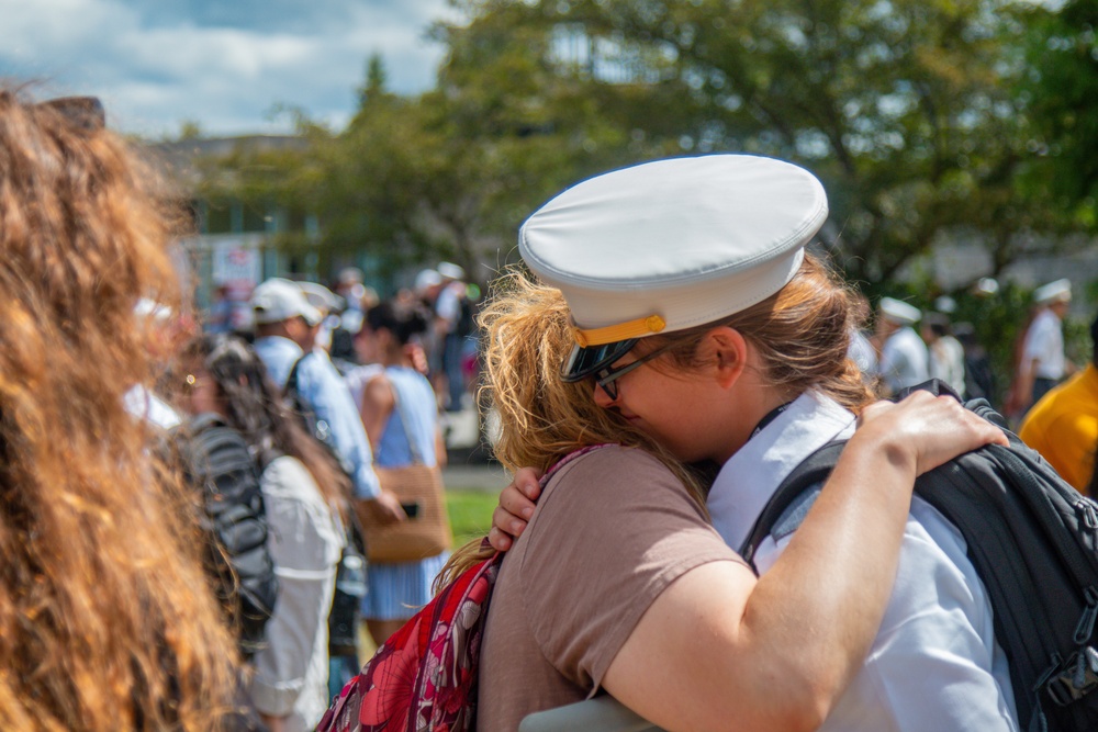 Accepted into the Corps of Cadets