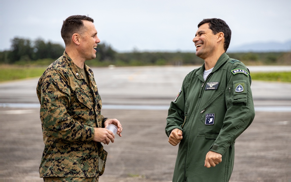 UNITAS 2022: Marine Light Attack Helicopter Squadron 773 Commander visits Santa Cruz Air Force Base
