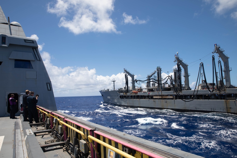 Fueling-At-Sea Aboard USS Zumwalt