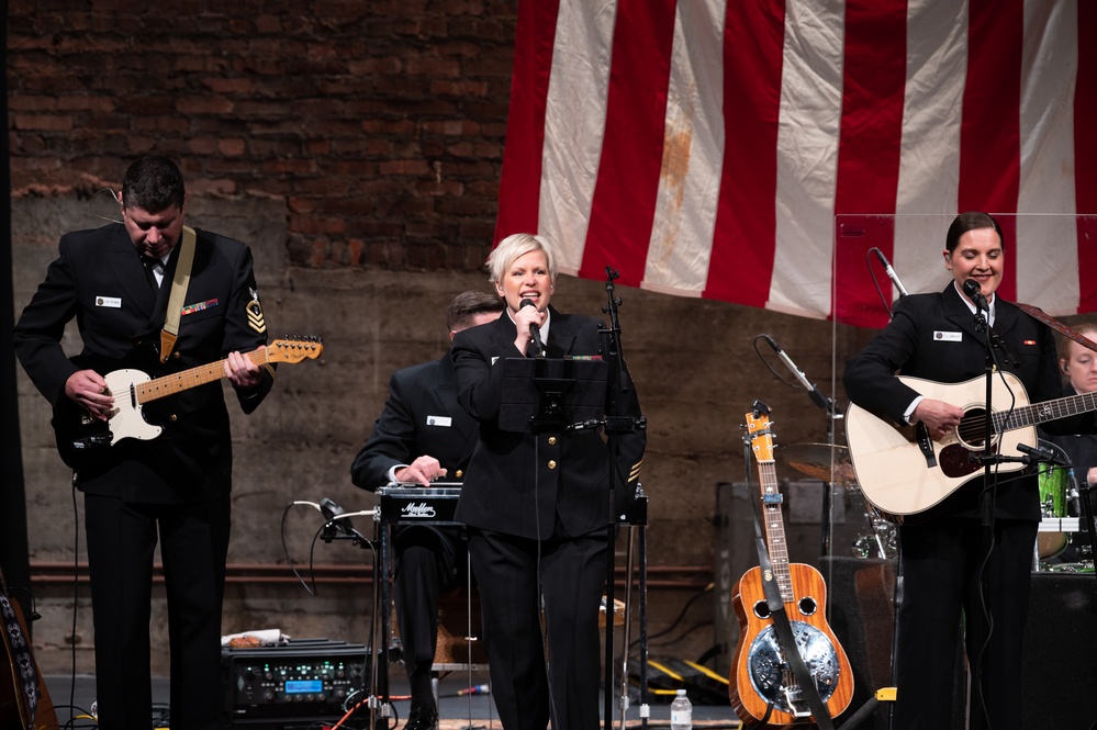 Navy Band Country Current performs in Marion, Va.