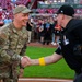 Wright-Patt Airmen honored at Reds Military Appreciation Night
