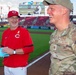 Wright-Patt Airmen honored at Reds Military Appreciation Night