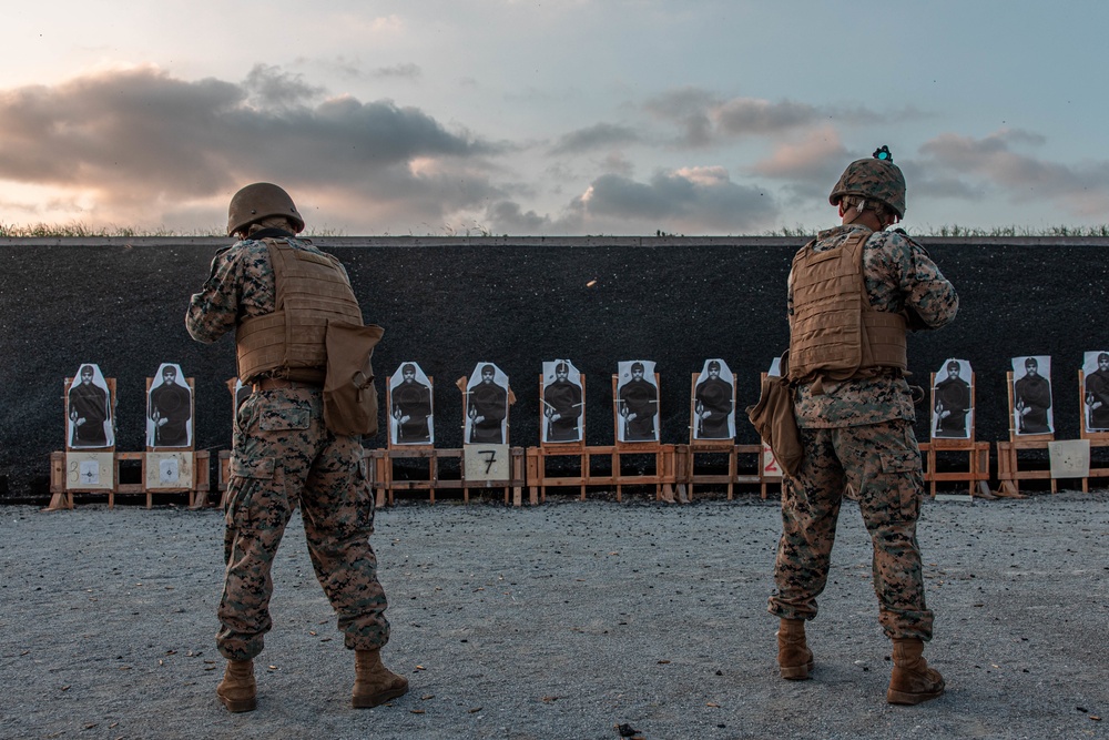 CLR-37 Marines conduct Table 3-6, Combat Marksmanship Range