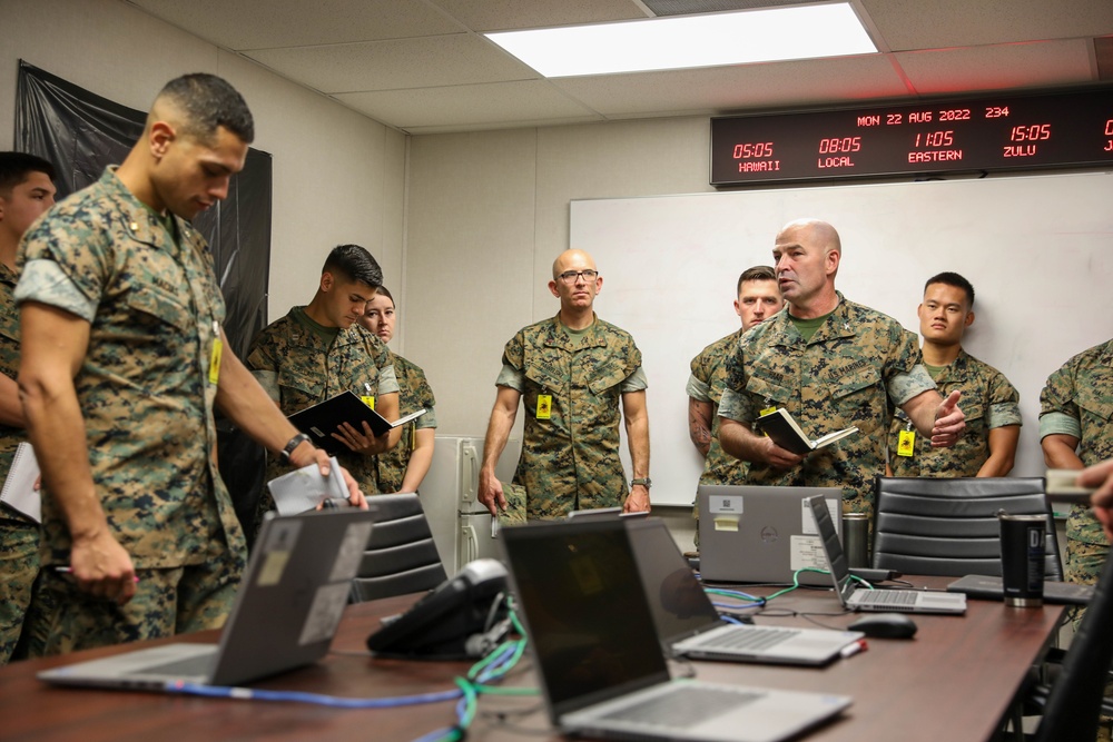 Combat Logistics Regiment 3 Marines conduct Logistics Staff Training Exercise