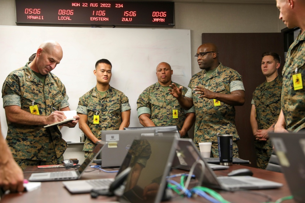 Combat Logistics Regiment 3 Marines conduct Logistics Staff Training Exercise