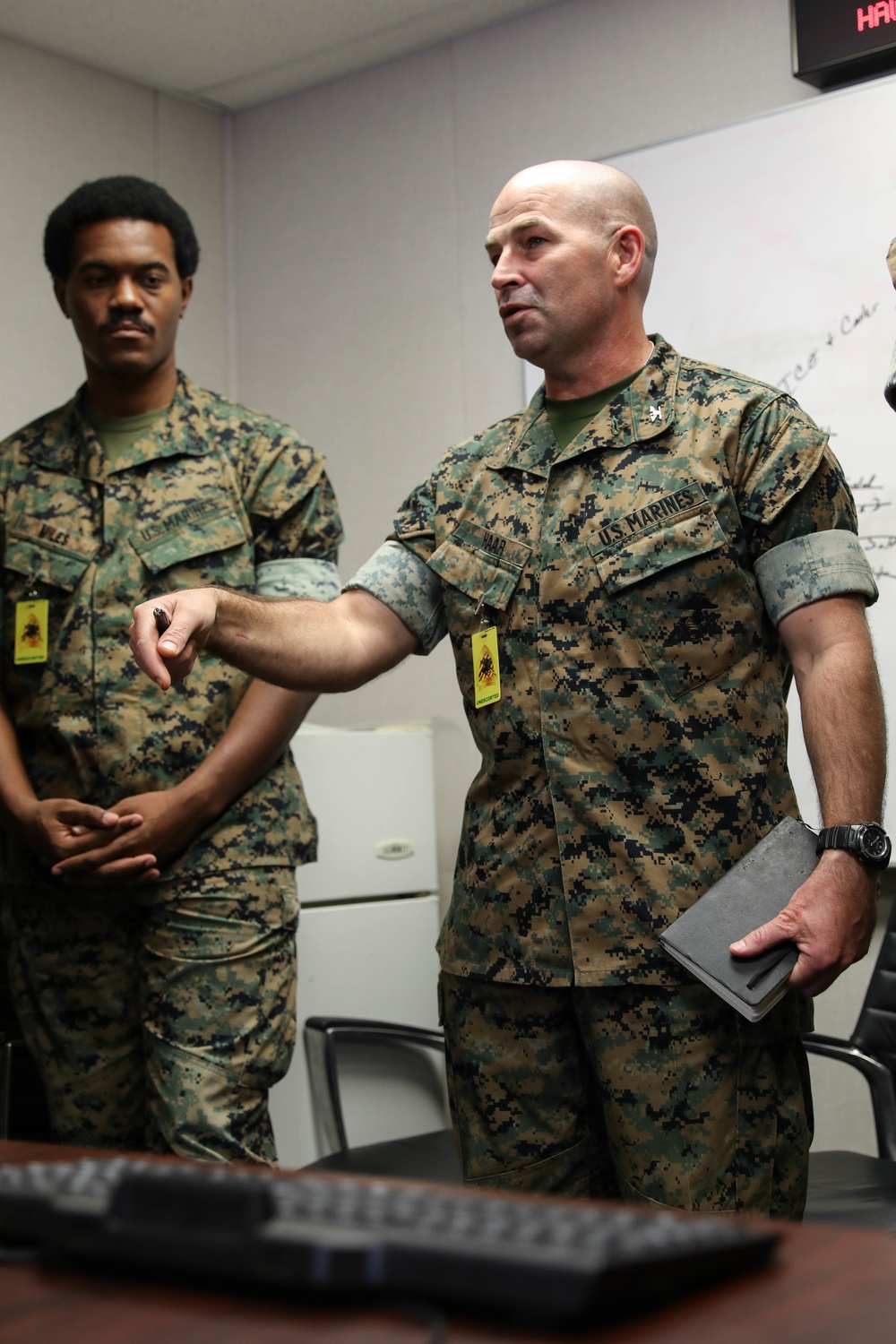 Combat Logistics Regiment 3 Marines conduct Logistics Staff Training Exercise