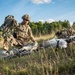 U.S. Army Paratrooper Packs Equipment