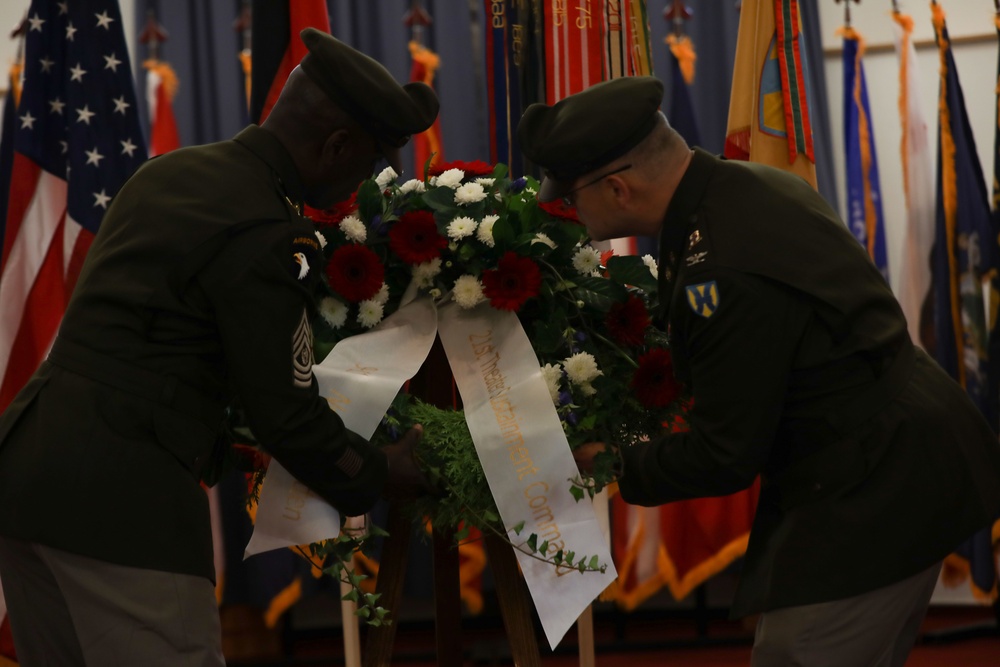 21st Theater Sustainment Command holds a 9/11 Memorial Ceremony