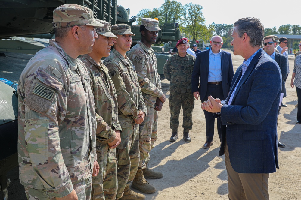 Assistant Secretary of the Army Visits Polish Tank Academy