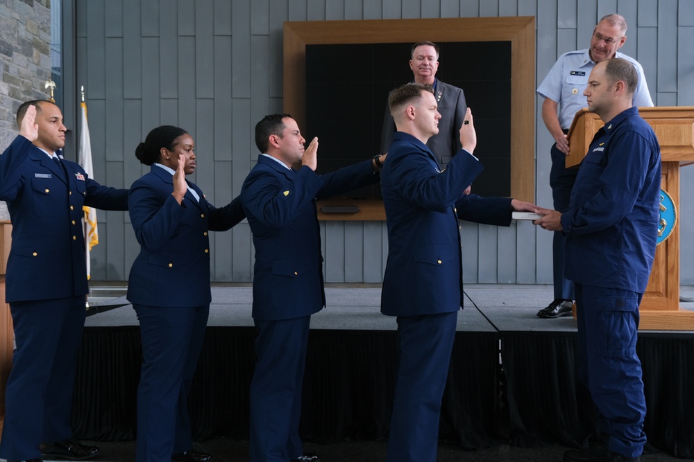 Coast Guard Swears in new D.C. CGEA Members