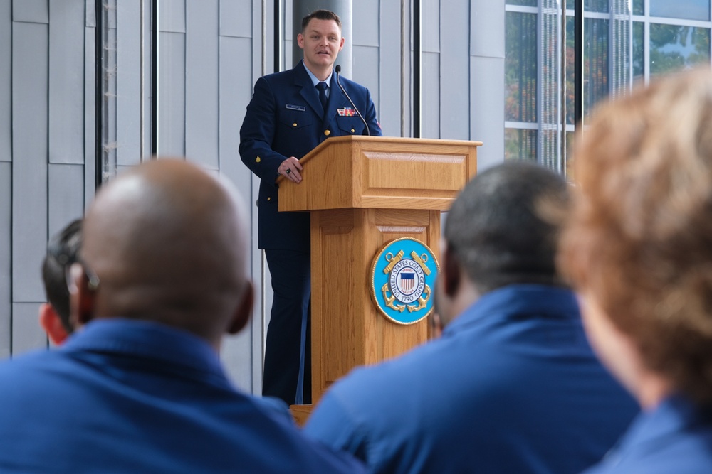 Coast Guard Swears in new D.C. CGEA Members