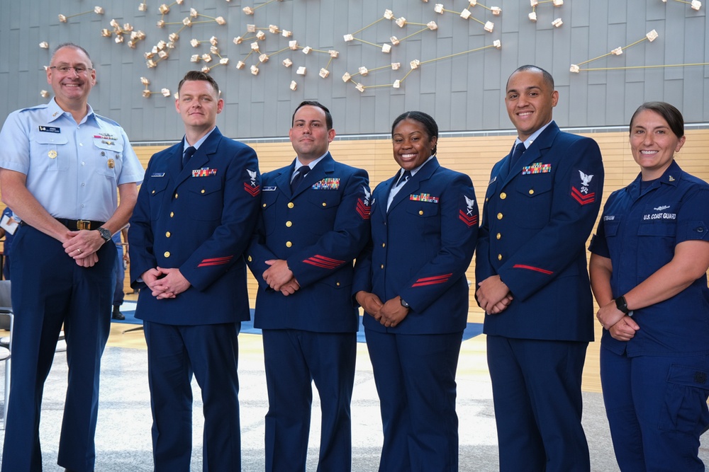Coast Guard Swears in new D.C. CGEA Members