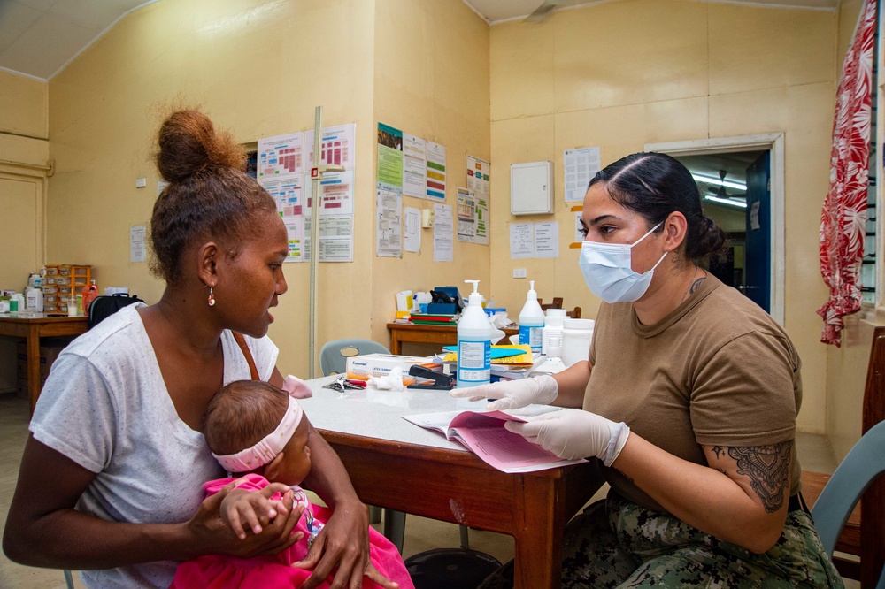 Pacific Partnership 2022 conducts medical exams at Kukum Area Health Center