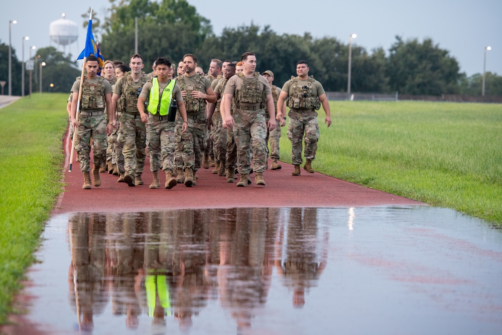 403rd Security Forces hosts 9/11 Memorial Ruck March