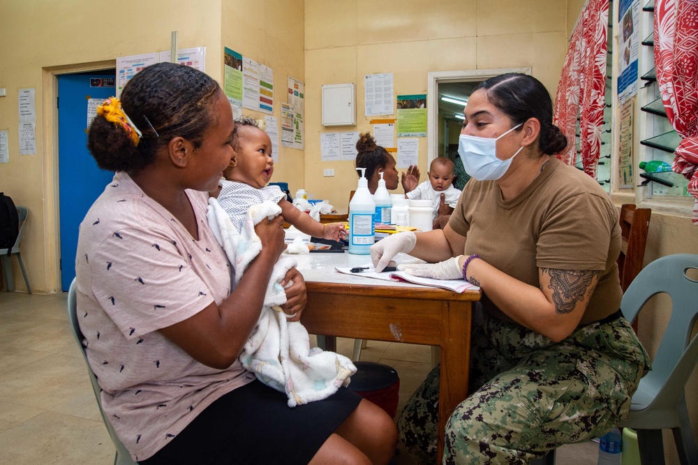 Pacific Partnership 2022 conducts medical exams at Kukum Area Health Center