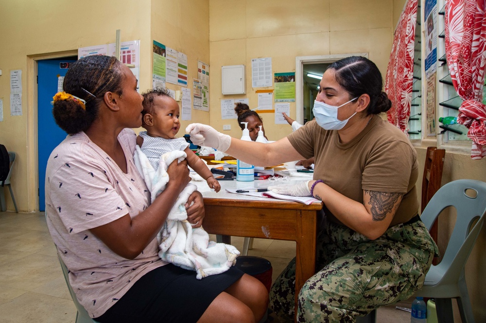 Pacific Partnership 2022 conducts medical exams at Kukum Area Health Center