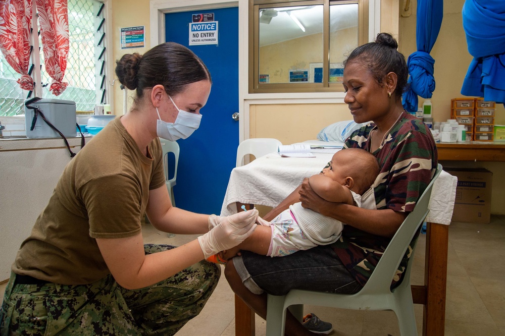 Pacific Partnership 2022 conducts medical exams at Kukum Area Health Center