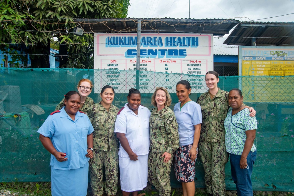 Pacific Partnership 2022 conducts medical exams at Kukum Area Health Center