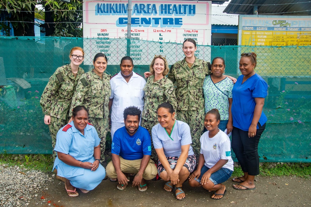 Pacific Partnership 2022 conducts medical exams at Kukum Area Health Center