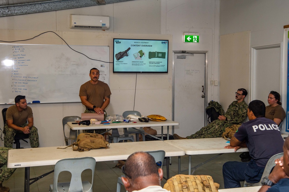 Pacific Partnership 2022 conducts trauma response training
