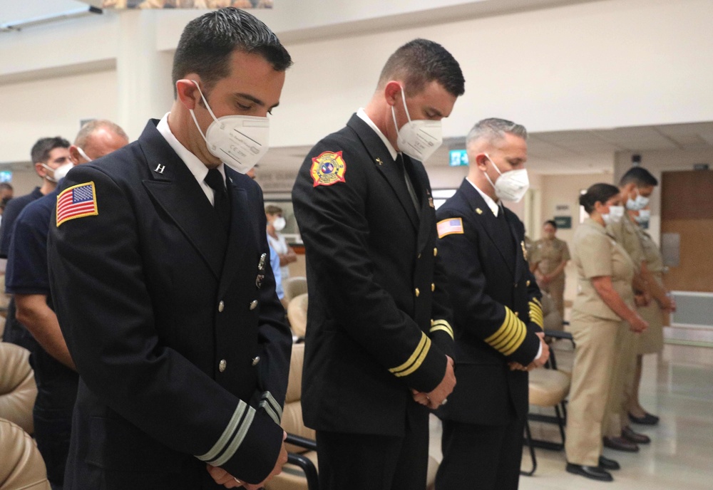 USNH Naples Commemorates 21st Anniversary of 9/11