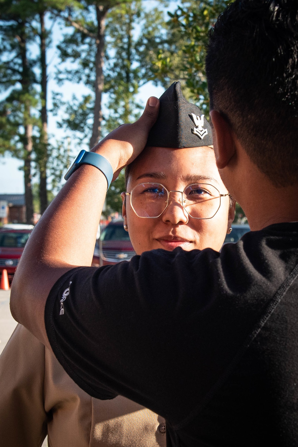 Cherry Point Sailors Celebrate Advancements, Awards