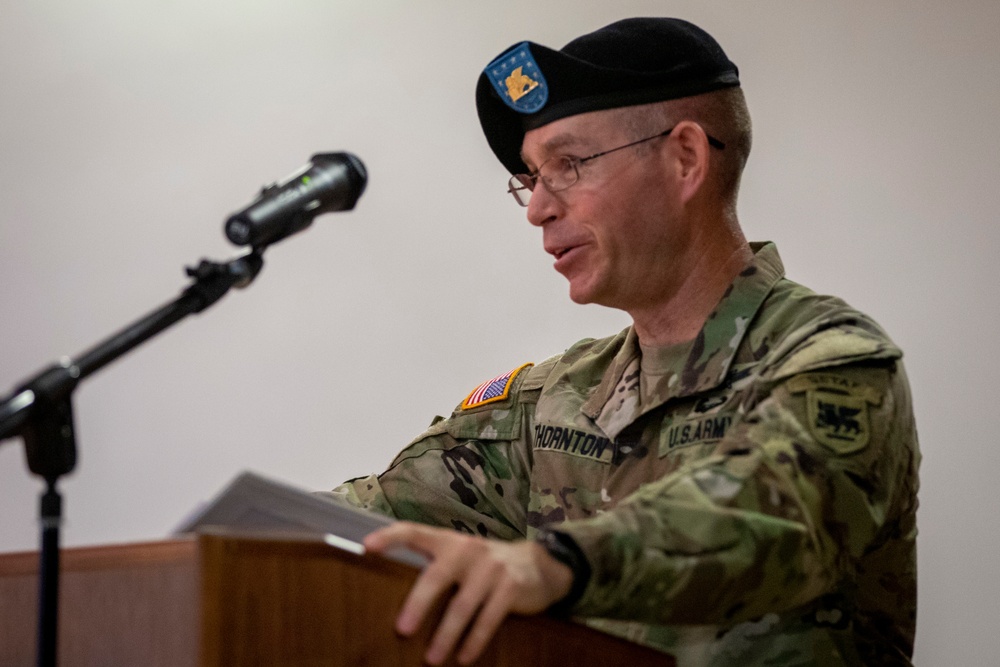 SETAF-AF's Intelligence and Sustainment Company gets new first sergeant